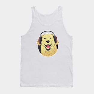 Dog with Music Tank Top